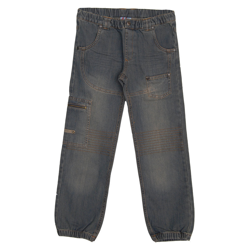 
  Jeans from the children's clothing line Mirtillo. Pockets on the front, on the back
  and on t...