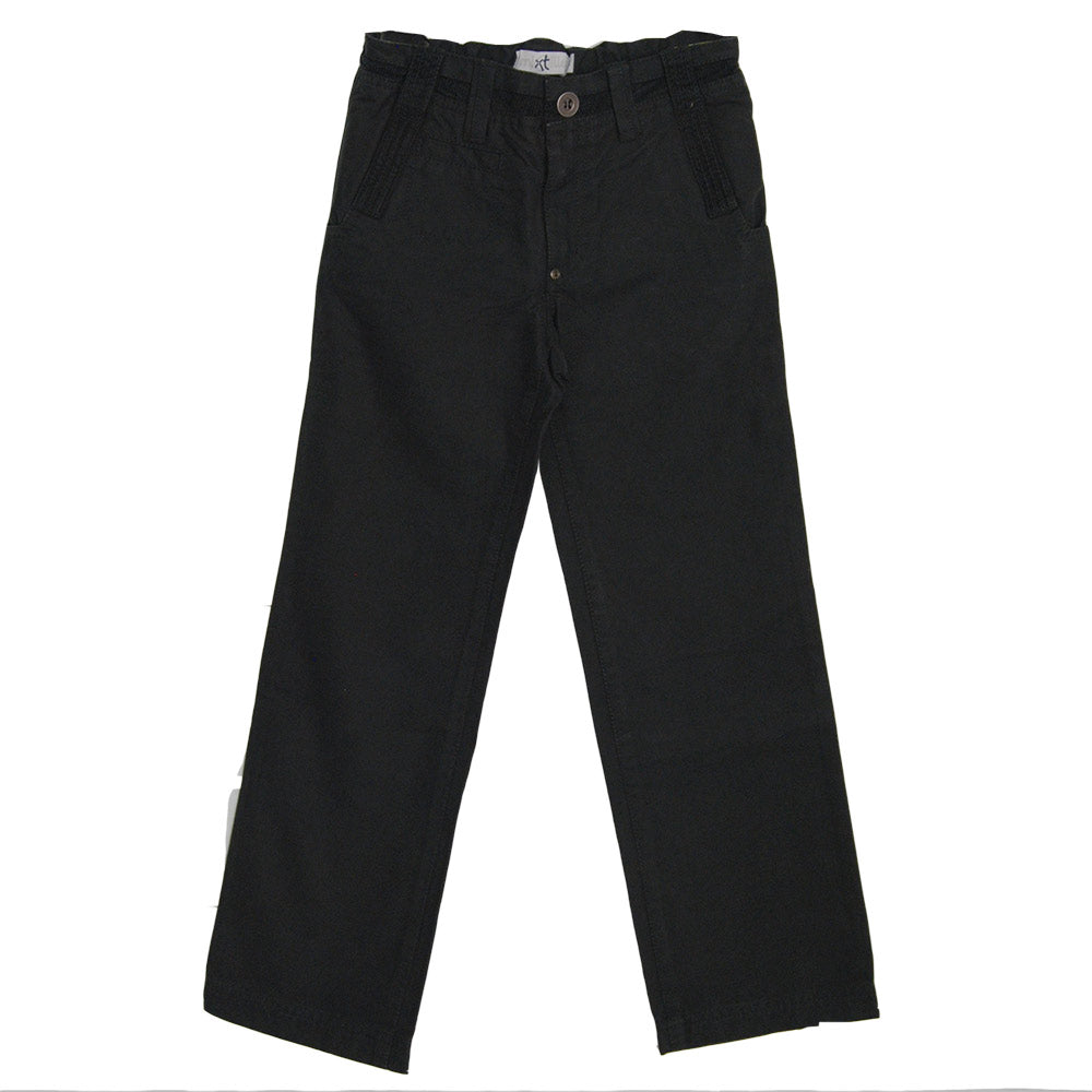 
  Cloth trousers of the children's clothing line Mirtillo. Solid colour with pockets
  on the si...
