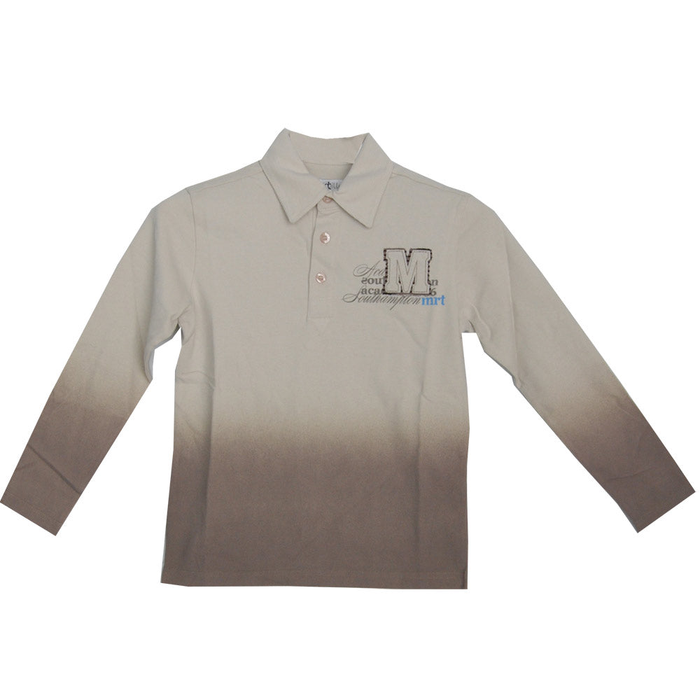 
  Polo shirt from the children's clothing line Mirtillo. Darker shade on the bottom and
  on the...