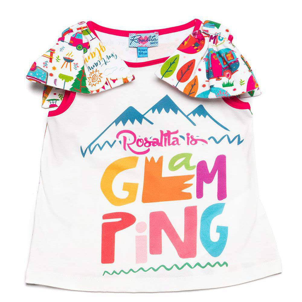 
  Top of the Rosalita Senoritas girl's clothing line, with bows on the shoulder straps,
  and co...