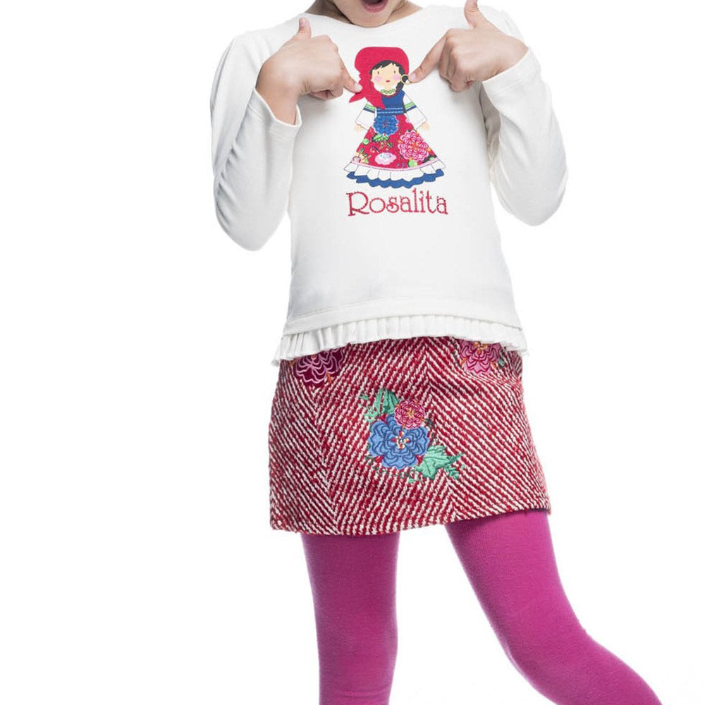 
  Set from the Rosalita Senioritas clothing line for girls. Plain T-shirts
  with nice print on ...