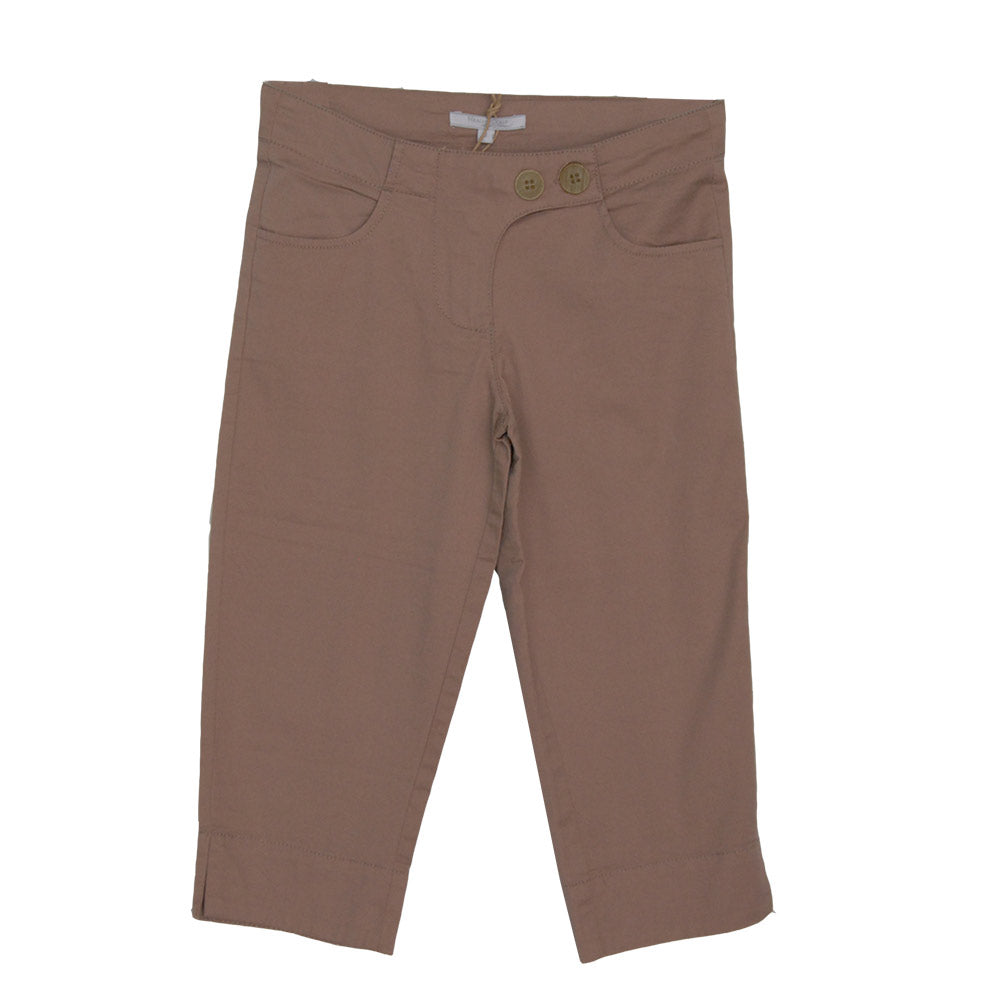 
  Pinocchietto from the Silvian Heach Kids solid-colour clothing line.
  Side slits on the botto...