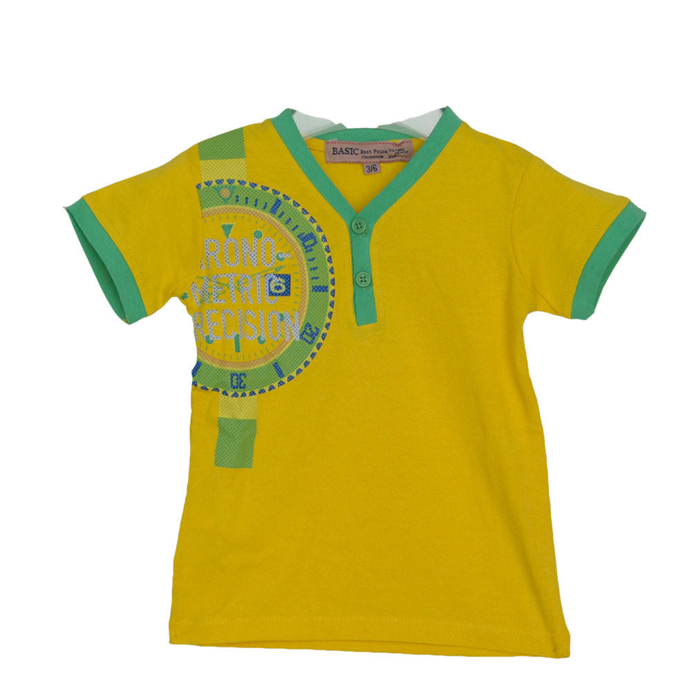
  Two-piece suit from the Silvian Heach children's clothing line. Dyed T-shirt
  joined with pri...