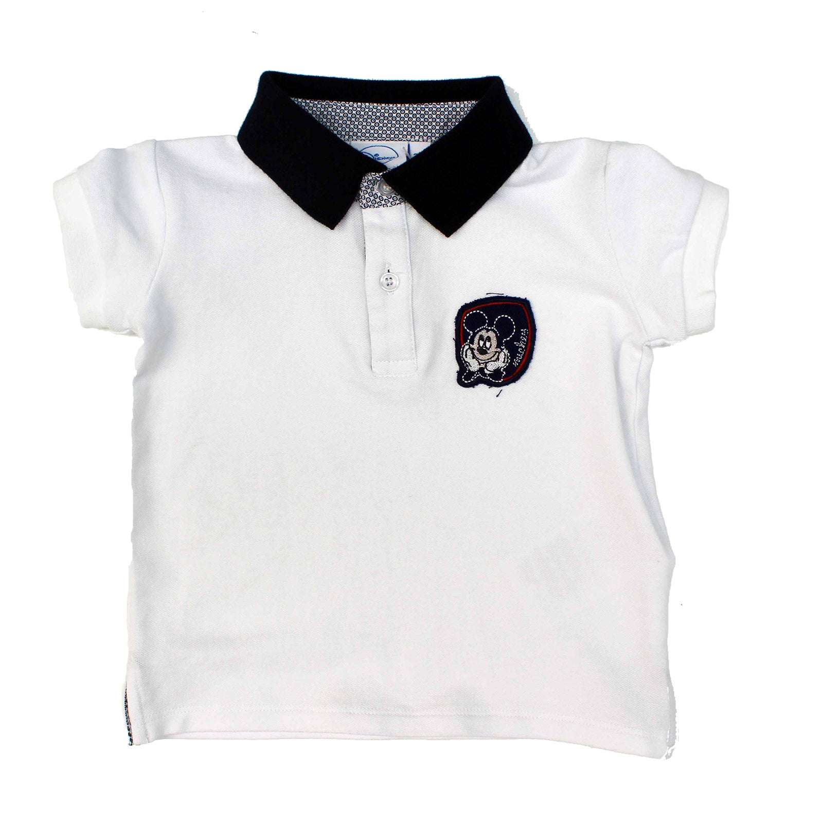 
  Silvian Heach children's clothing line short-sleeved polo shirt with slits on the hips, front ...