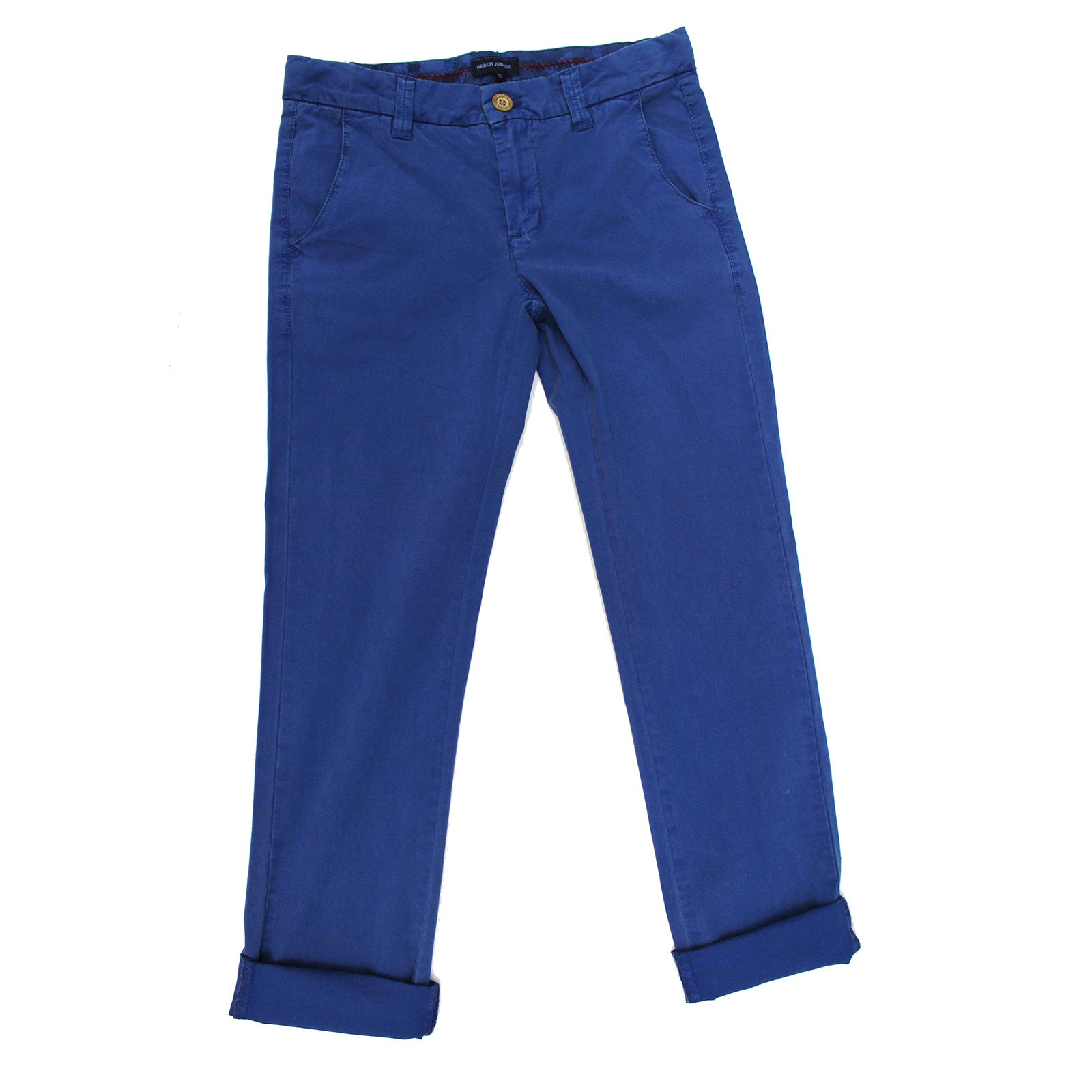 
  Boy's Silvian Heach regular cut trousers with side and back pockets; size
  adjustable waist. ...