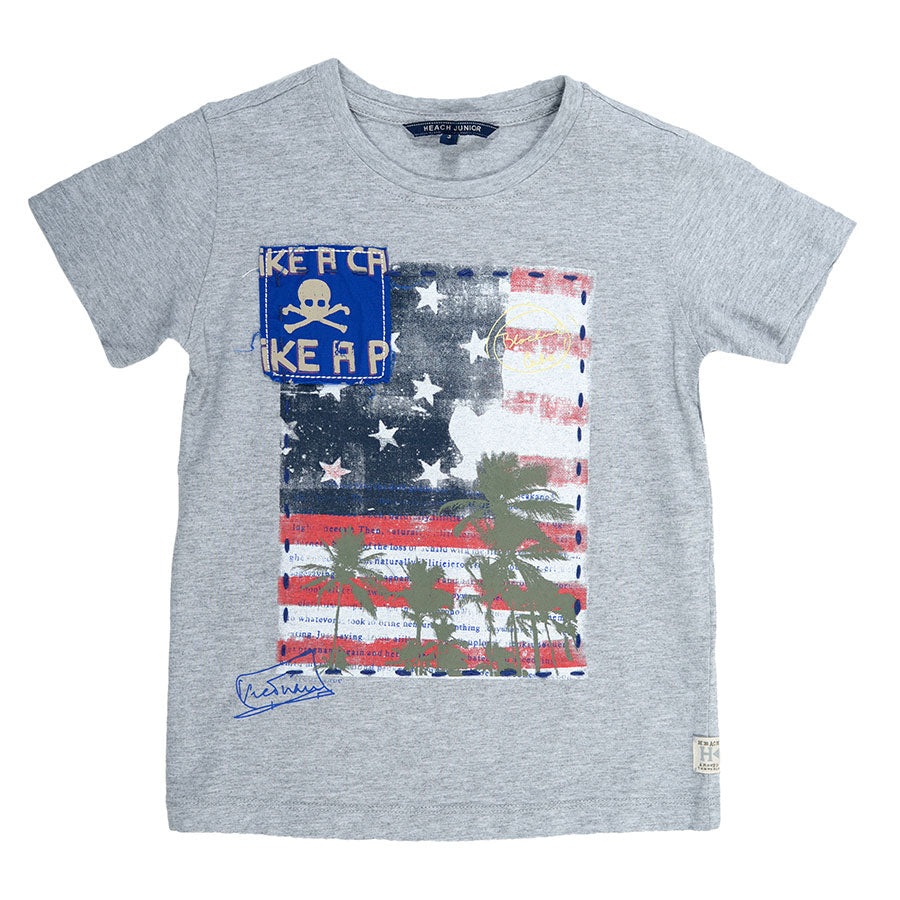 
  T-shirt from the children's clothing line Silvian Heach, with colored print on the
  front. 

...