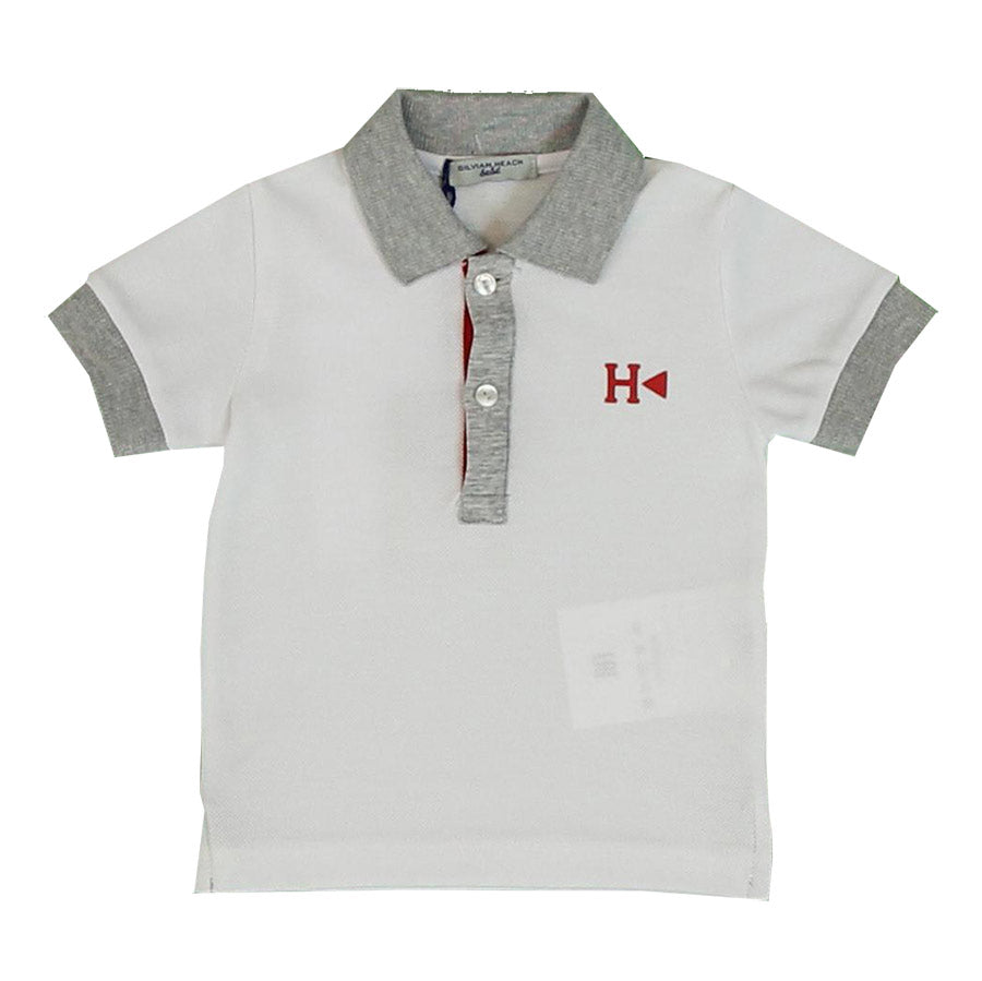 
  Polo shirt from the children's clothing line Silvian Heach Bebè, short-sleeved model
  solid c...