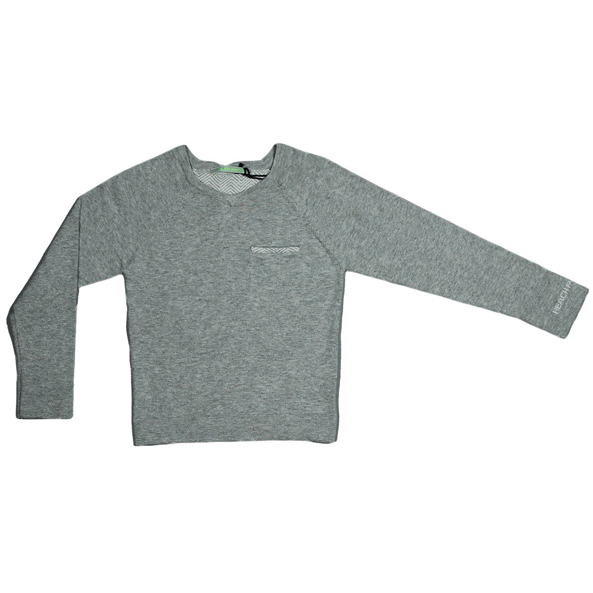 Pull from the Silvian Heach Kids children's clothing line, solid color, with patterned inserts on...