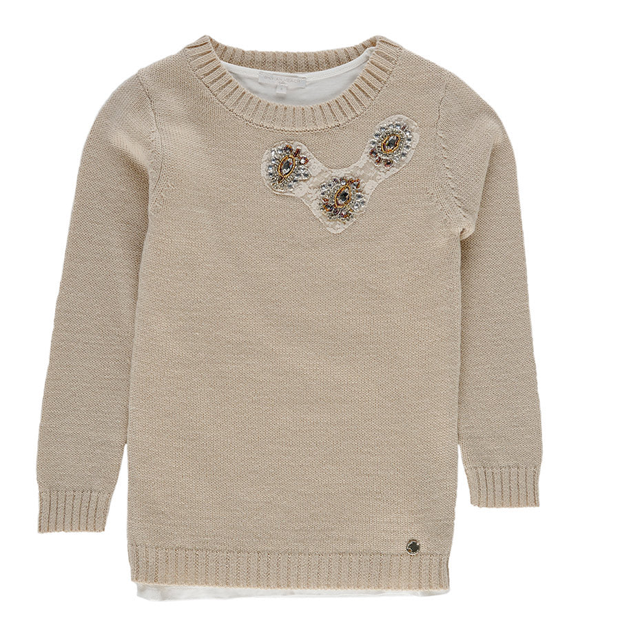 
  Beautiful maxi pullover from the Silvian Heach Kids clothing line, long
  with abundant vestib...