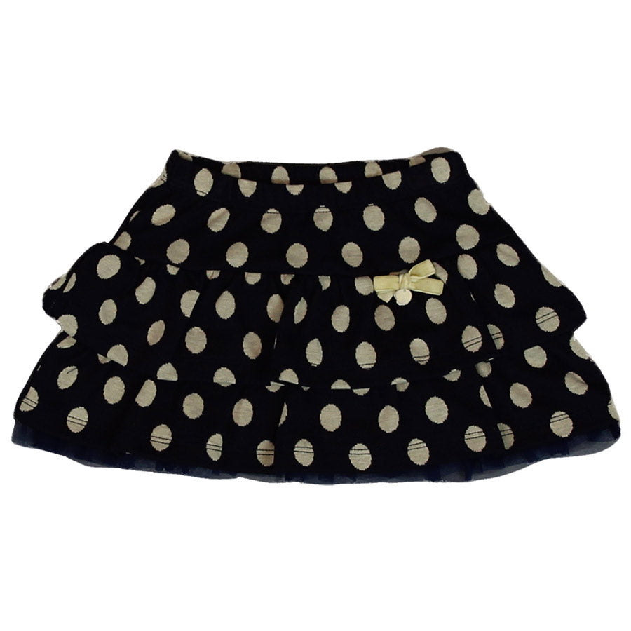 Little skirt from the Silvian Heach Kids clothing line, with a nice polka dot pattern and bow on ...