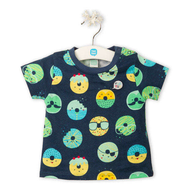 
  Beautiful T-shirt from the children's clothing line Tuc Tuc, with little buttons on the
  shou...