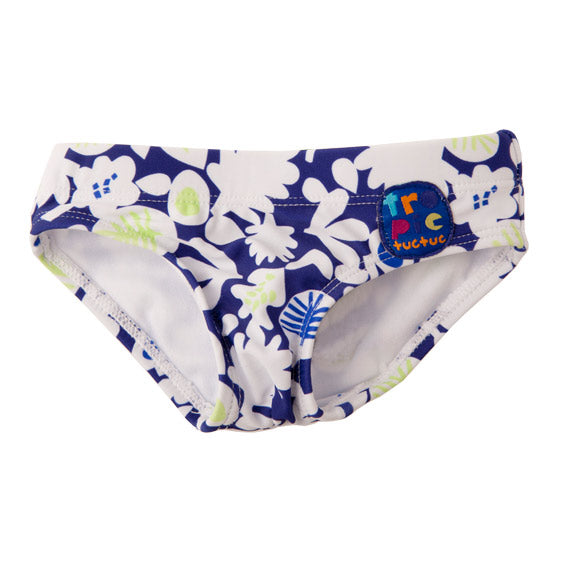 
  Beach briefs from the Tuc Tuc children's clothing line, with tropical overall fantasy.



  Co...