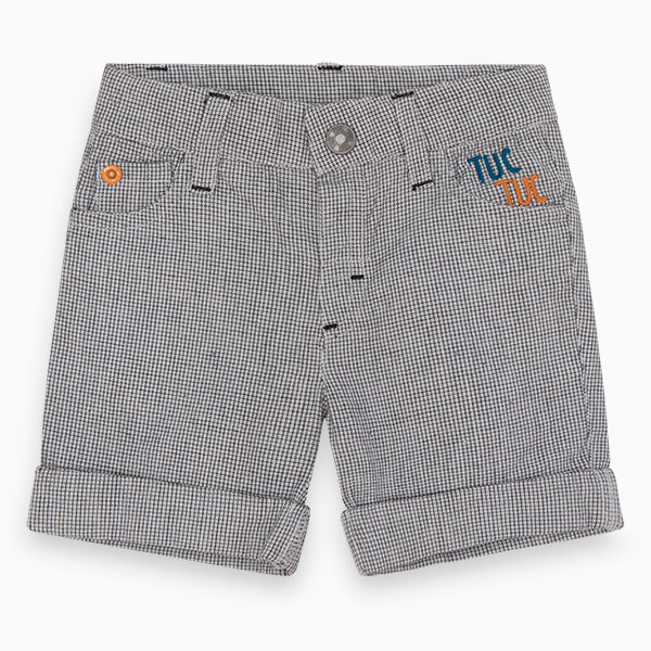 
  Lightweight shorts from the Tuc Tuc children's clothing line, with checked pattern
  and small...