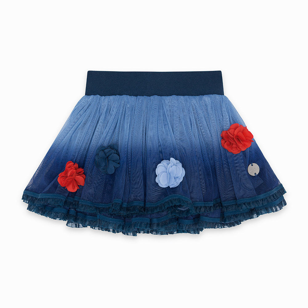
  Skirt from the Tuc Tuc Girl's Clothing Line with flounced tulle in iridescent colors
  and wit...