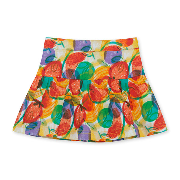 
  Skirt from the Tuc Tuc girl's clothing line, Frutty Time collection. pleated
  and with all-ov...