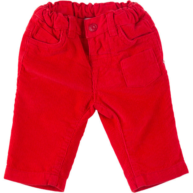 
  Trousers from the Tuc Tuc children's clothing line in striped velvet with small pockets on the...
