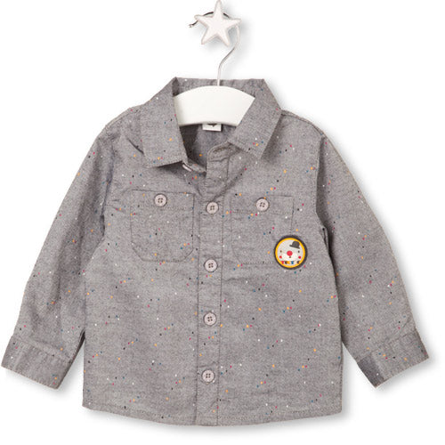 
  Shirt from the children's clothing line Tuc Tuc plain shirt with a fancy
  multicolor micropoi...