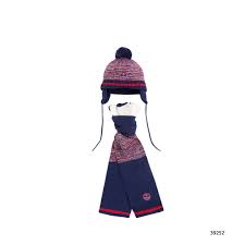 
  Complete hat and scarf from the Tuc Tuc Children's Clothing line Tuc workwear
  and shaved kni...