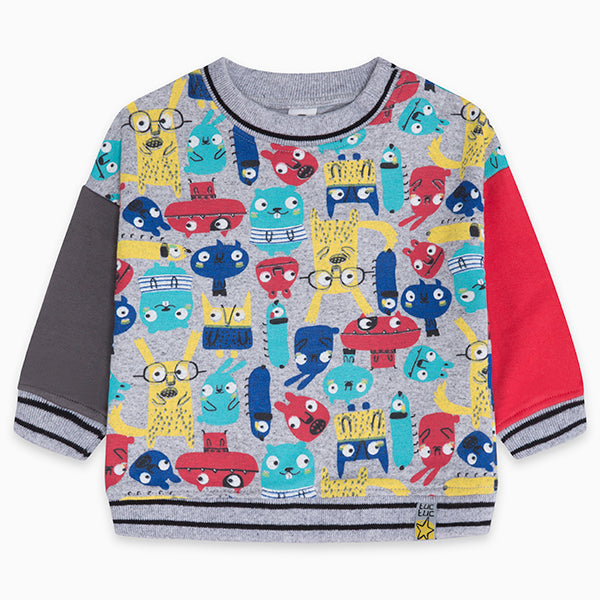 
  Tuc Tuc Kids' Clothing Line Sweatshirt with plain sleeves and part
  central with overall mult...