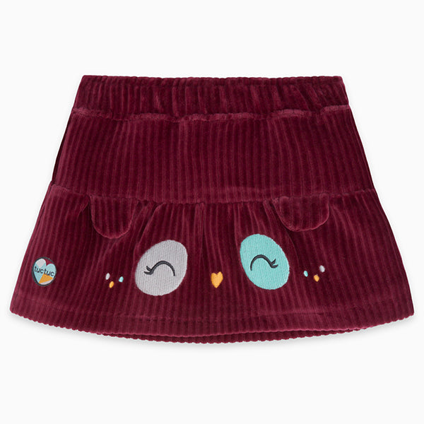 
  Tuc tuvc Girl's Clothing Line skirt in corduroy with elastic band
  at the waist and colored e...