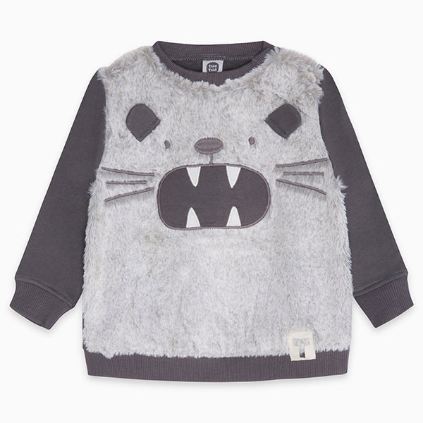 
  Sweatshirt from the Children's Clothing Line Tuc Tuc with little buttons on the shoulder strap...