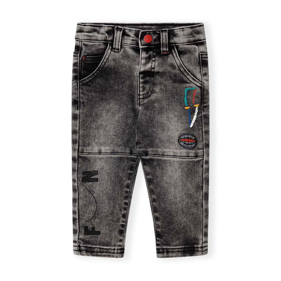
Black jeans from the Tuc Tuc Girl's Clothing Line, with small colored prints on the front.

 
Co...